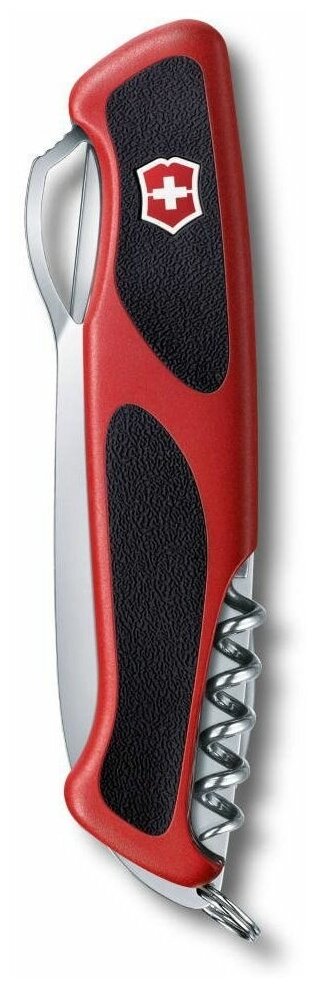 Нож перочинный Victorinox RangerGrip 63 (0.9523.MC) 130мм 5функций красный/черный карт.коробка - фото №2