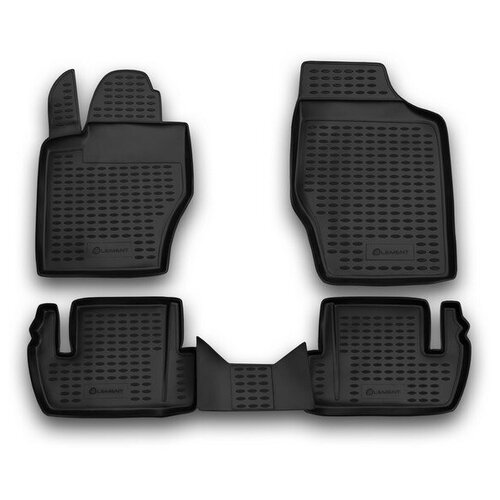 фото Element коврики в салон peugeot 307 2001-2008->, 4 шт. (полиуретан)