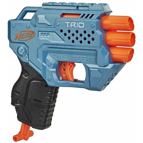 Бластер Nerf Elite 2.0 Trio TD-3 E9954, голубой/оранжевый