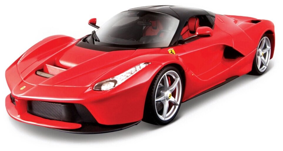 Bburago Коллекционная машинка Феррари 1:18 Ferrari LaFerrari, красный 18-16901