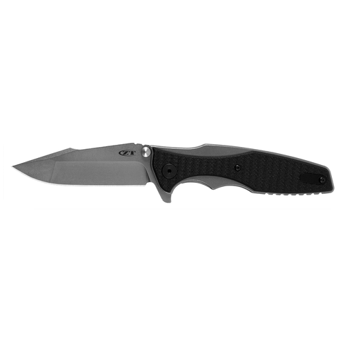 нож складной zero tolerance sinkevich 0470 серебристый черный Нож складной Zero Tolerance 0393BRZ/SW черный/серый