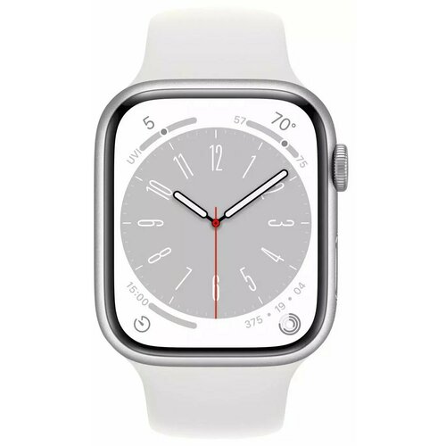 Умные часы Apple Watch Series 8 45 мм Aluminium Case silverwhite Sport Band SM 4250000₽