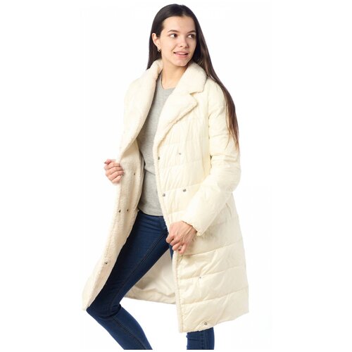 фото Куртка женская evacana 21402 (бежевый 101/48)