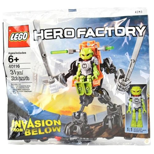 Конструктор LEGO Hero Factory 40116 Шагающий робот Бриз, 31 дет.