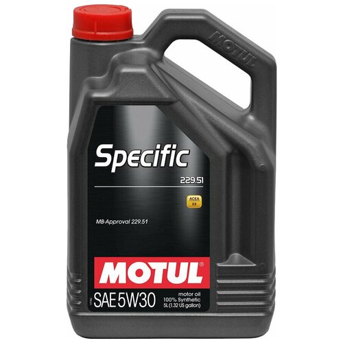 фото Синтетическое моторное масло motul specific 229.51 5w30, 5 л