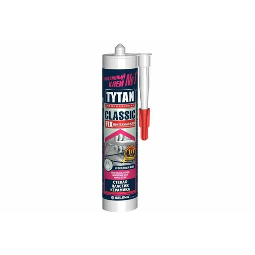 Монтажный клей TYTAN PROFESSIONAL Classic Fix 310 мл 3 шт tytan professional heavy duty клей монтажный каучуковый нанесение до 20 картридж 310мл