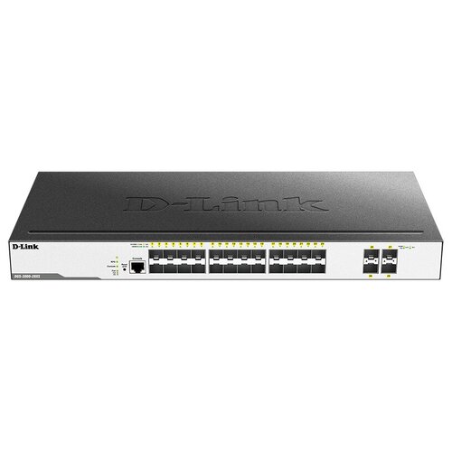 Коммутатор D-Link DGS-3000-28XSB1A Управляемый L2 24 ports 1000Base-X SFP 4 ports 10GBase-X SFP 3751000₽