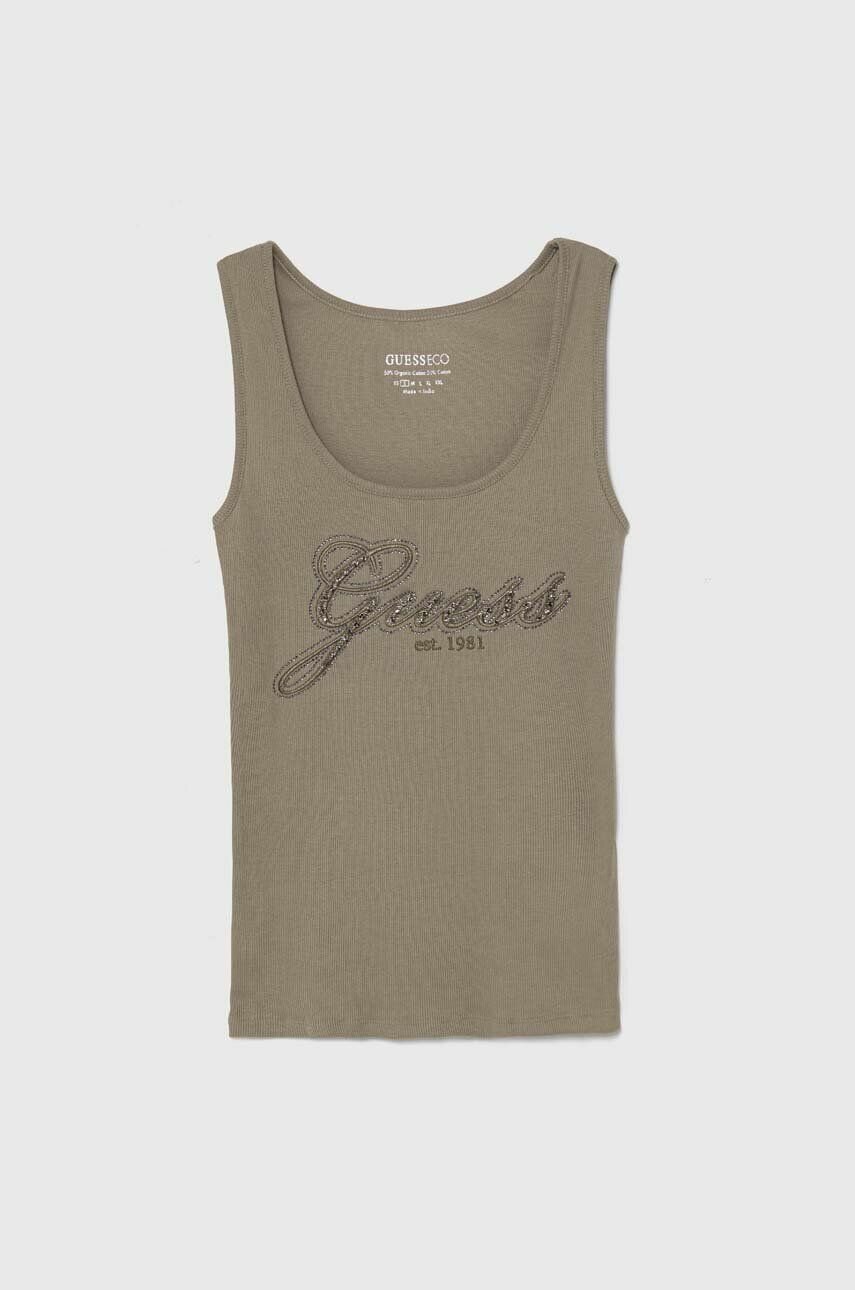 Майка Guess жен. W4YP25K1814G9D5 размер S зеленый