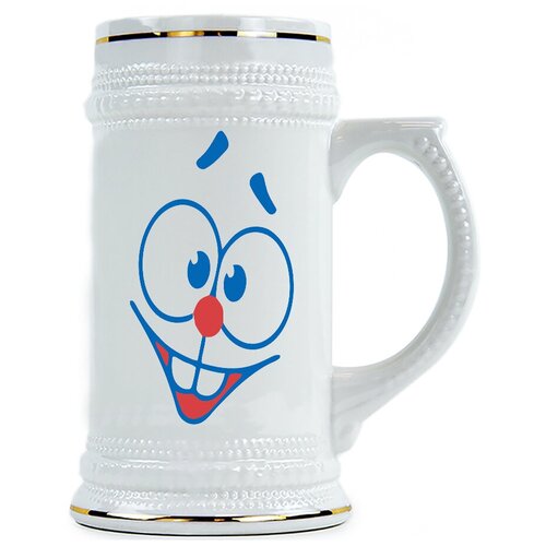 фото Пивная кружка смешарик улыбается drabs