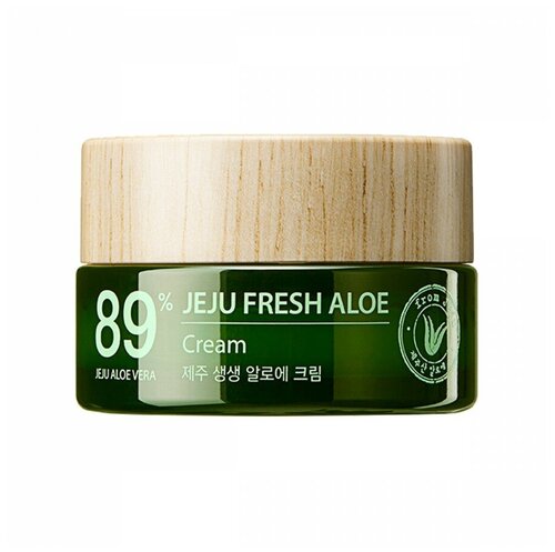 The Saem Jeju Fresh Aloe Cream Увалажняющий освежающий крем 89% алоэ вера, 50 мл