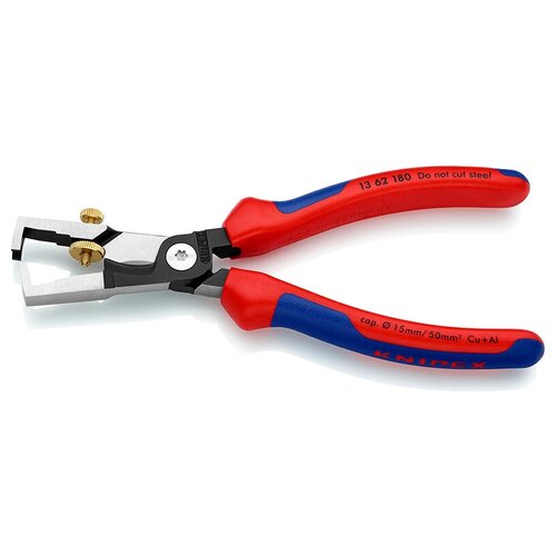 Стриппер Knipex KN-1362180 синий/красный ножницы для кабеля с функцией удаления изоляции knipex kn 9541165