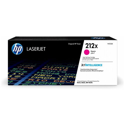 Картридж HP 212X Magenta, 10000 стр, пурпурный принтер лазерный цветной hp color laserjet enterprise m554dn 7zu81a a4 1200dpi imageret 3600 33 33 ppm 1 gb 2 trays 100 550 duplex usb gigeth