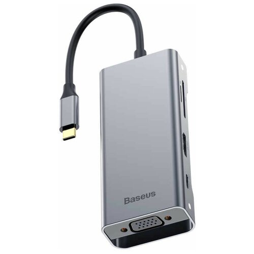 USB-концентратор Baseus Multi-functional HUB Type-C - 3xUSBHDMIType-CVGA CATXF-A0G разъемов 4 deep grey 298700₽