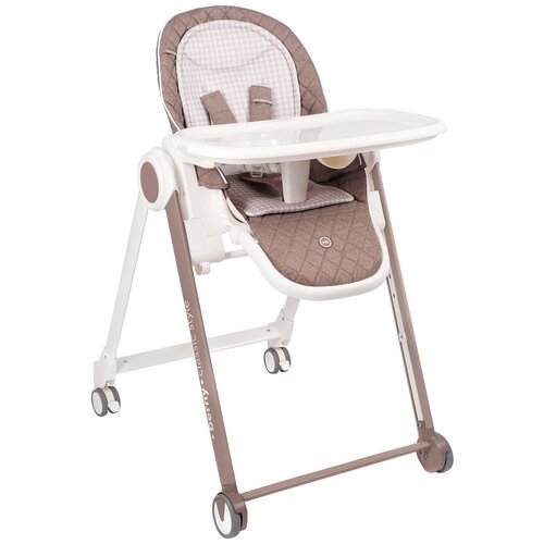 фото Стульчик для кормления happy baby berny basic new, light grey