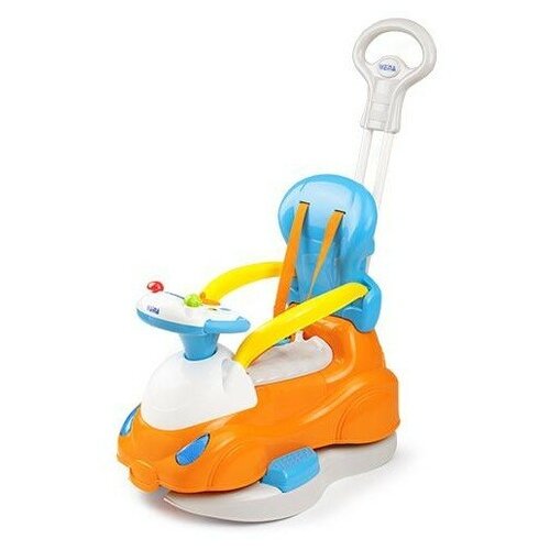 Каталка-качалка WEINA Машина 4 в 1 с родительской ручкой