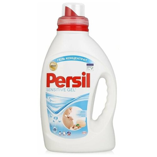 фото Гель для стирки persil sensitive, 1.3 л, бутылка