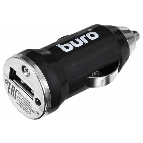 Зарядный комплект Buro XCJ-044-1A, 5 Вт, черный автомобильное зарядное устройство buro xcj 048 em 1a microusb 5вт 1a черный