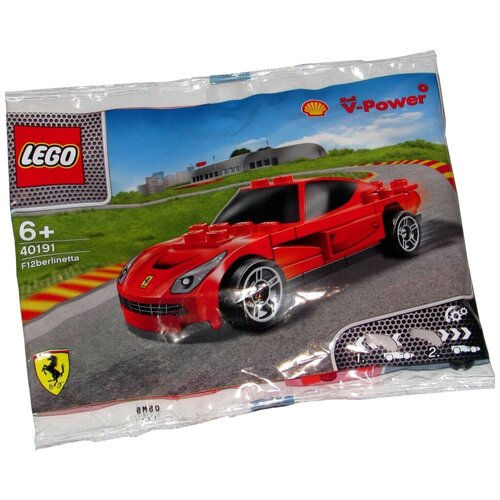 конструктор lego racers 30193 феррари 250 gt берлинетта 25 дет Конструктор LEGO Shell 40191 Феррари F12 Берлинетта, 46 дет.