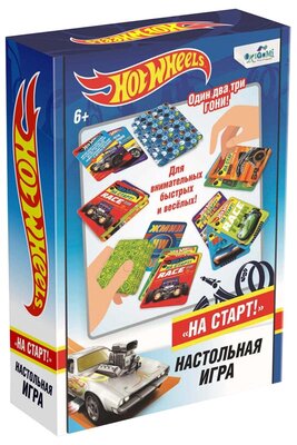 Настольная игра Origami Hot Wheels. На старт!