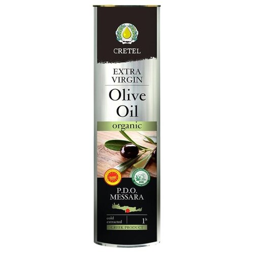 Масло оливковое CRETEL ORGANIC EVOO AC 0,3-0,6, 5 л.