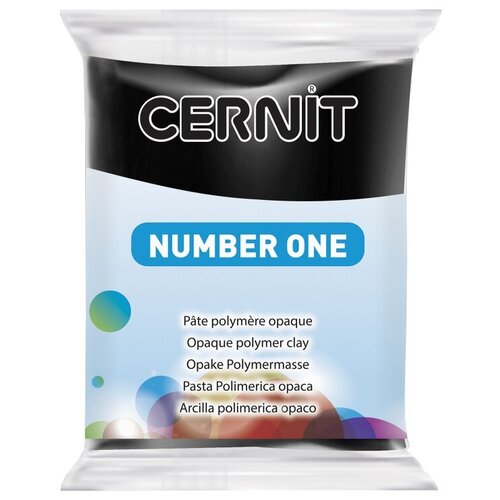 Пластика полимерная запекаемая 'Cernit № 1' 56-62 гр. CE0900056 (100 черный)