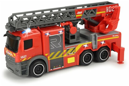 Пожарный автомобиль Dickie Toys Mercedes (3714011038), 23 см, красный/серый