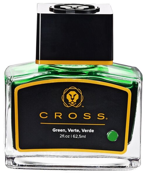 Чернила для перьевой ручки CROSS 8945S 62,5 мл зеленый 1 шт.