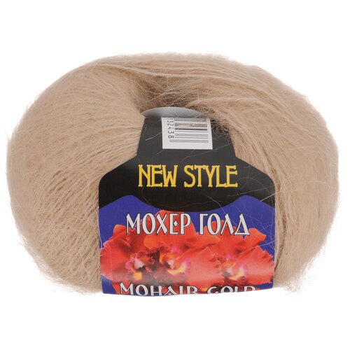 Пряжа для вязания Камтекс Мохер голд, цвет: бежевый (005), 250 м, 50 г, 10 шт