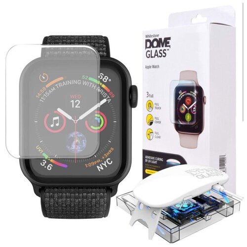 Защитное стекло Whitestone Dome для Apple Watch Series 4/5 44 мм, прозрачный