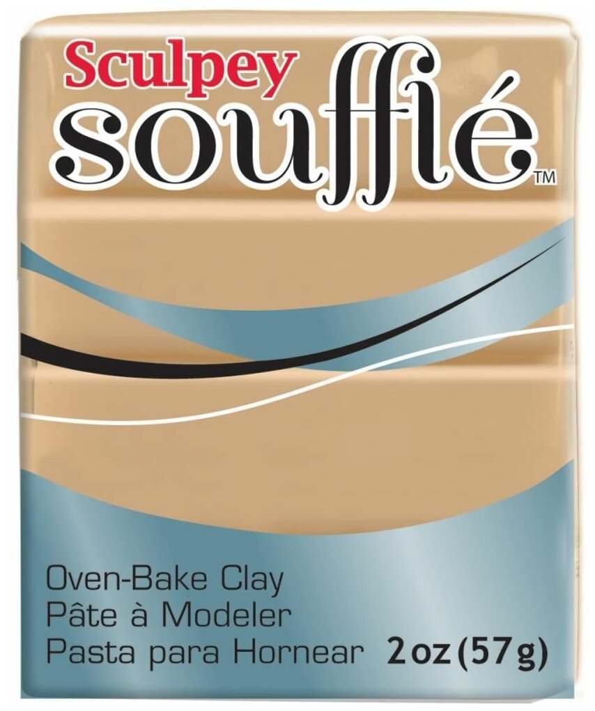 Полимерная глина Sculpey Souffle 6301 (песочный), 48г