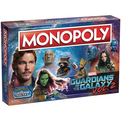 фото Настольная игра монополия стражи галактики (guardians of the galaxy vol. 2 monopoly game). игра на английском языке