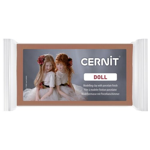 Полимерная глина CERNIT DOLL 500г, карамель 807