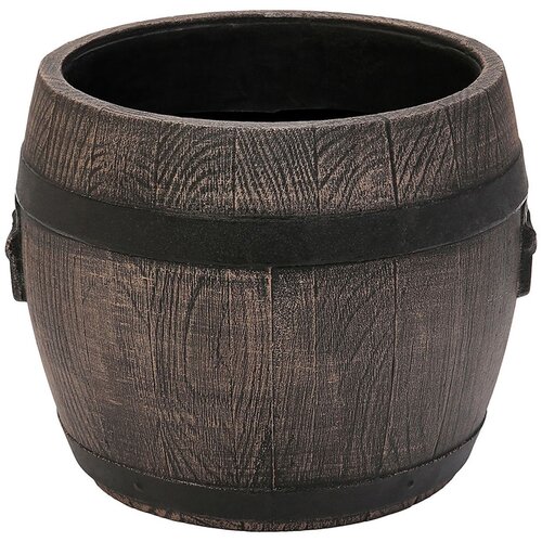 Кашпо ROTO Planter Barrel Bolero, 56л, 42x39 см, коричневый