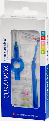 Изображение товара Набор для гигиенического ухода Prime Start mixed: 5 ершиков CPS 06-011 с держателем UHS409 и UHS470