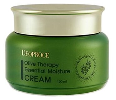 Deoproce Olive Therapy Essential Moisture Cream Интенсивно увлажняющий крем для лица с экстрактом оливы, 100 мл