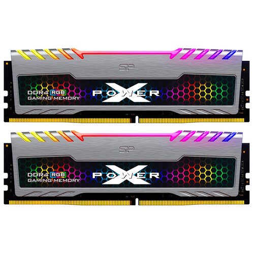 DDR4 2x8Gb 3600MHz Silicon Power SP016GXLZU360BDB Xpower Turbine RGB RTL Gaming PC4-28800 CL1