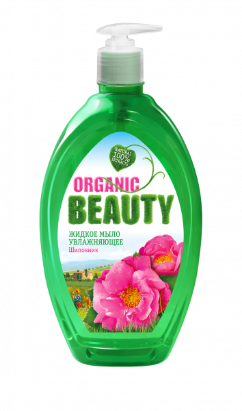 БИГ/Клевер Organic Beauty Мыло жидкое "Органик Бьюти"увлажняющее, 500мл