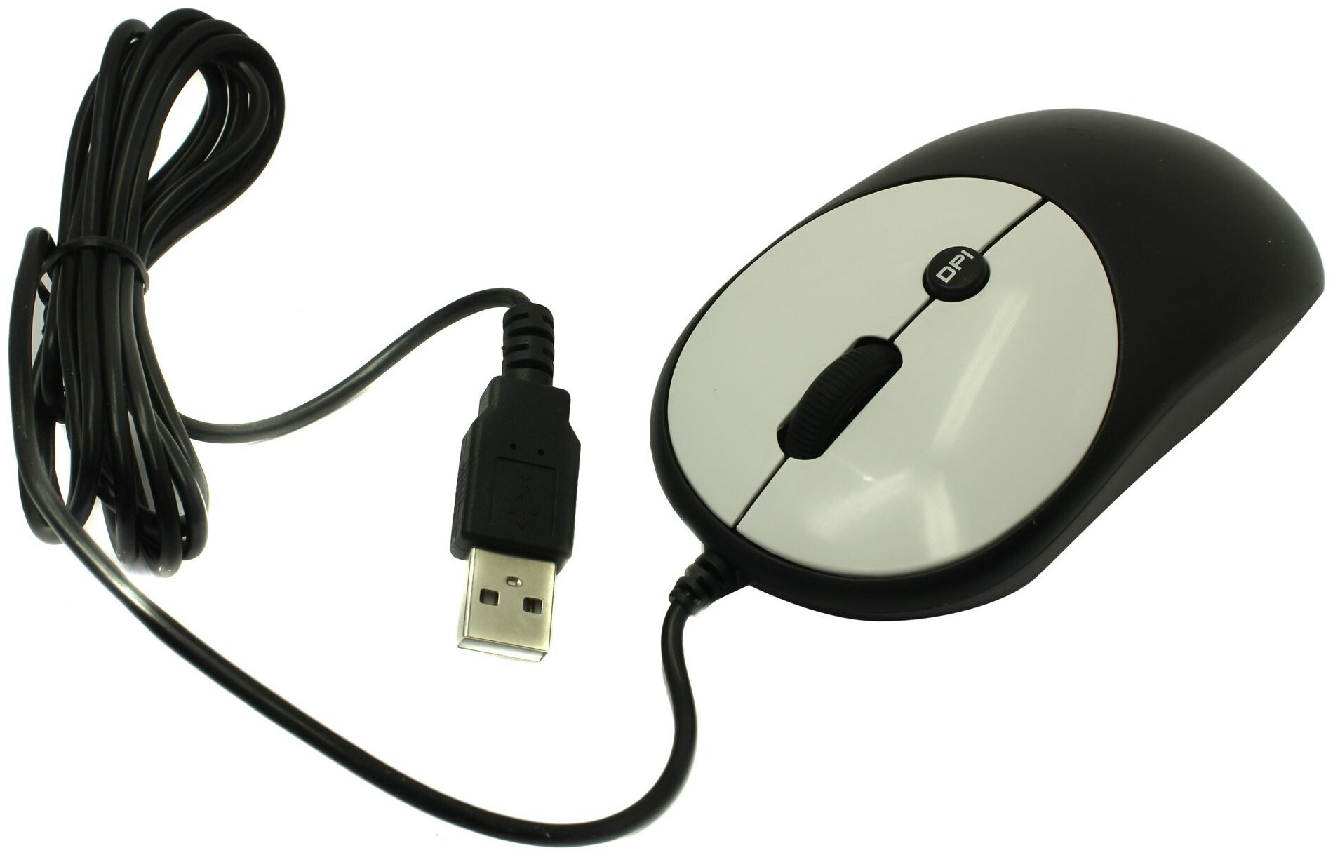 Проводная мышь USB Smartbuy ONE 382 черно-белая, SBM-382-W
