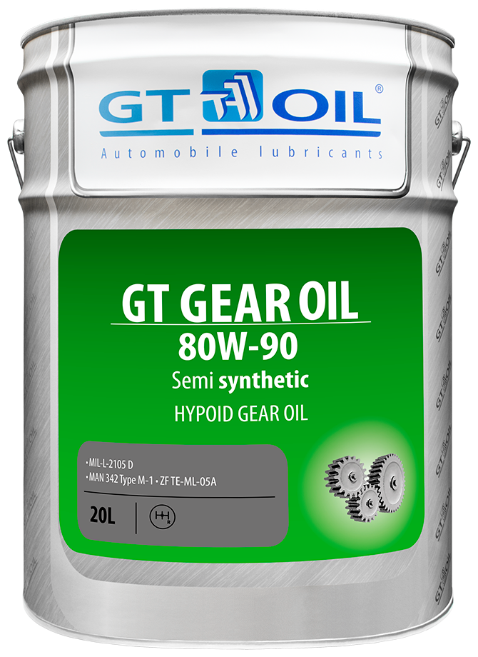 Масло Трансмиссионное Gt Gear Oil, Sae 80w-90, Api Gl-4, 20 Л GT OIL арт. 8809059407097