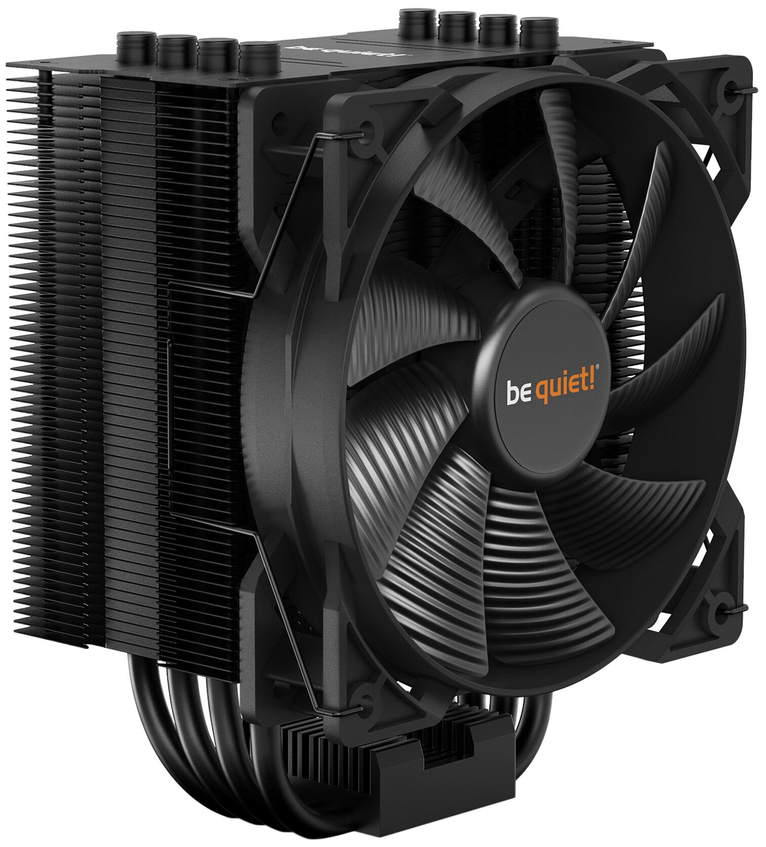 Кулер Be quiet! PURE ROCK 2 BLACK BK007 (LGA1200/2066/1150/1151/1155/2011(-3)/AM4/AM3(+) Al+Cu, 120mm fan, 1500rpm, 19.1-26.8dBA, 4-pim PWM)