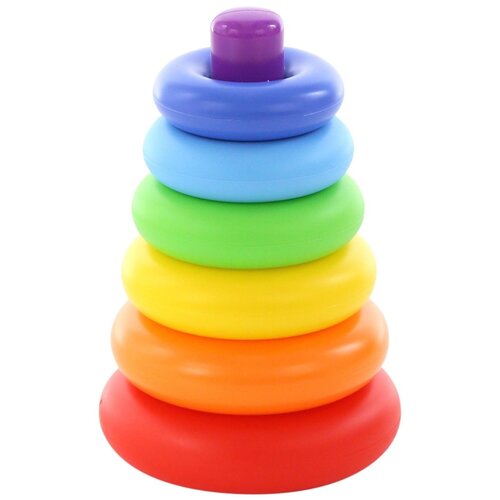Развивающая игрушка Полесье Колечко, 7 элементов, 7 дет., разноцветный