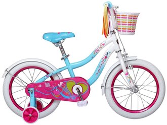 Детский велосипед Schwinn Iris 16 белый/голубой (требует финальной сборки)