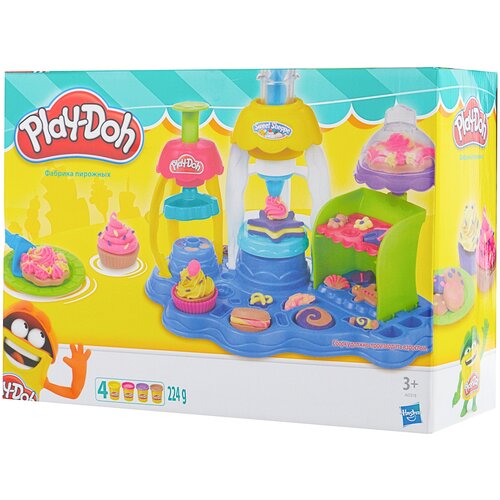 Масса для лепки Play-Doh Фабрика пирожных (A0318) 4 цв.