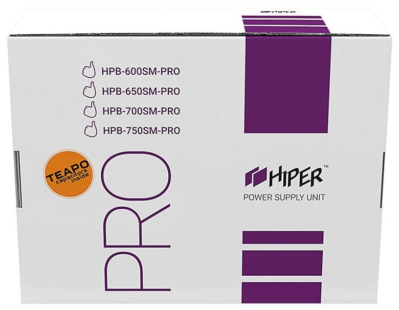 Блок питания HIPER HPB-650SM-PRO 650W Bronze