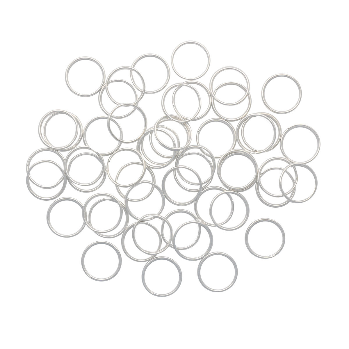 фото 4AR259/260 Кольцо соединительное двойное, 12мм, 50шт/упак, Astra&Craft (Серебро)