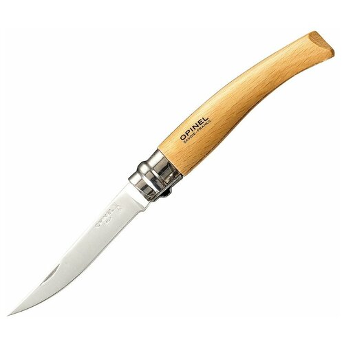 Нож складной OPINEL Slim Line 08 Beech коричневый нож походный opinel slim bubinga n12 12vri 000011 коричневый