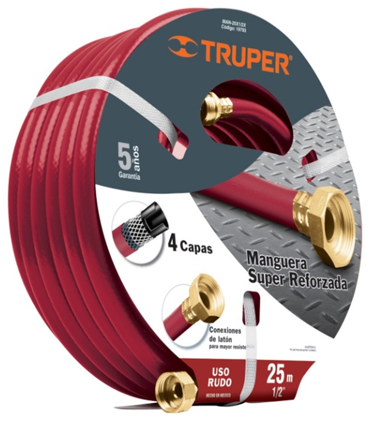 Шланг садовый Truper MAN-25X1/2X 19793, 25м