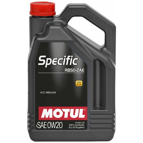 Синтетическое моторное масло Motul Specific RBS0-2AE 0W20, 5 л, 5 кг