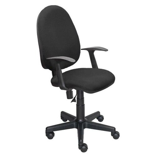 Кресло UP_EChair 325 PC ткань черная С11, пластик