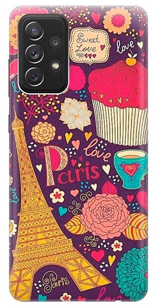 RE: PA Чехол - накладка ArtColor для Samsung Galaxy A72 с принтом "Love in Paris"